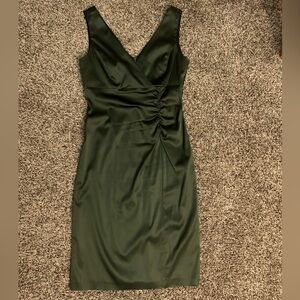 Olive Green Cocktail Dress